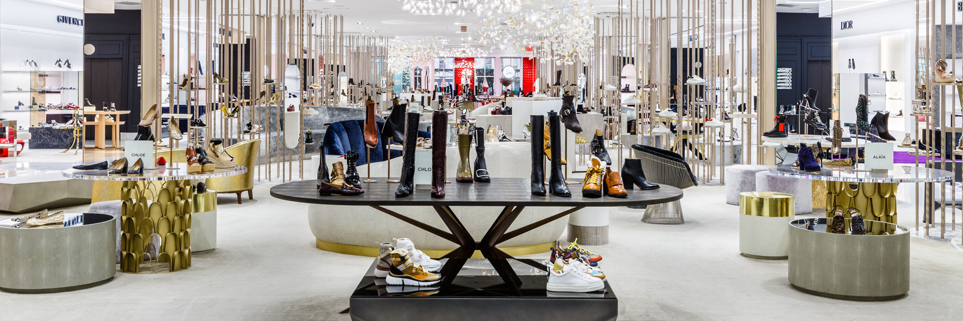 Louis Vuitton Shoe Salon at Saks Fifth Avenue, New York City – Tectonic  Builders, Inc.