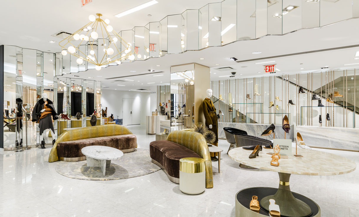 Louis Vuitton Shoe Salon in Saks Fifth Avenue by in New York , NY